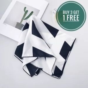 Boho Holiday Party Beach Silky Square Neck Scarf